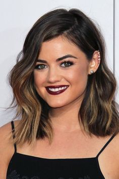 Summer Hair Tips and Trends- Balayage Lob and Top Knot